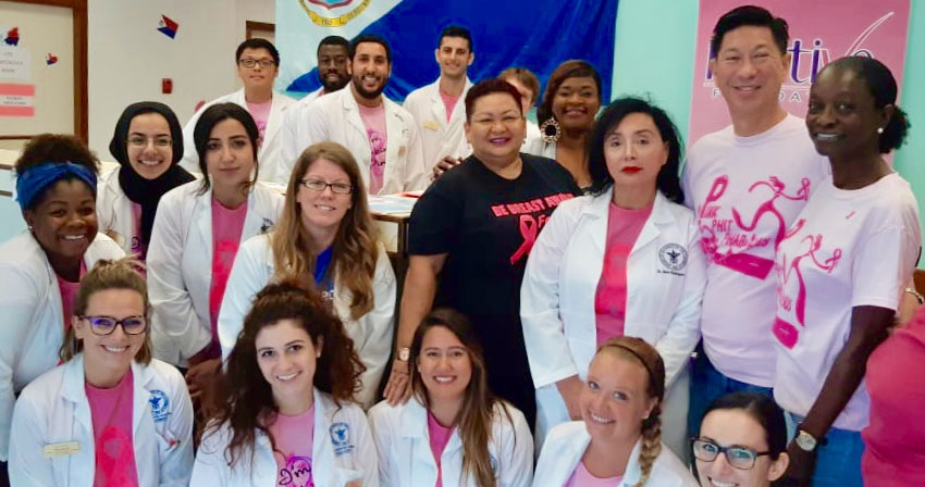 Minister of Public Health, Social Development, and Labor Joins AUC Students at Community Breast Screening Event Community Screening Event photo