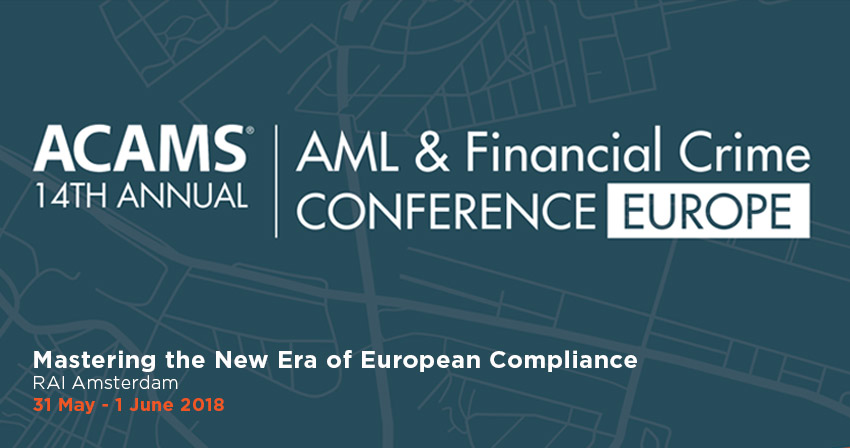ACAMS 14th Annual AML & Financial Crime Conference - Europe ACAMS Newsroom logo