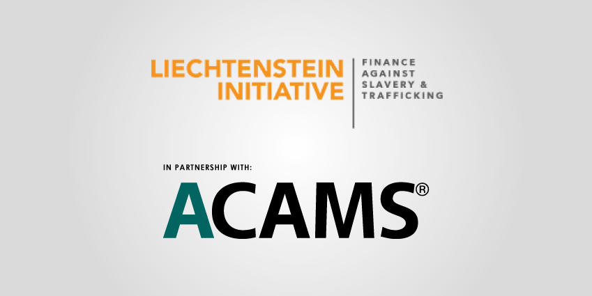 Liechtenstein Initiative FAST and ACAMS logos