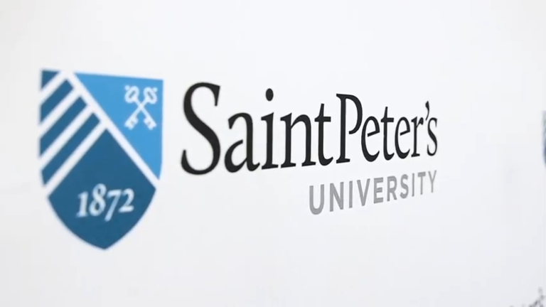 logo that reads saint peters university