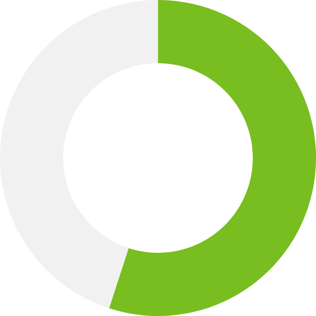 Board of Directors Racial & Ethnic Diversity - 55%