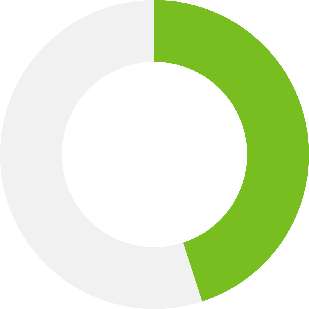 Board of Directors Racial & Ethnic Diversity - 45%
