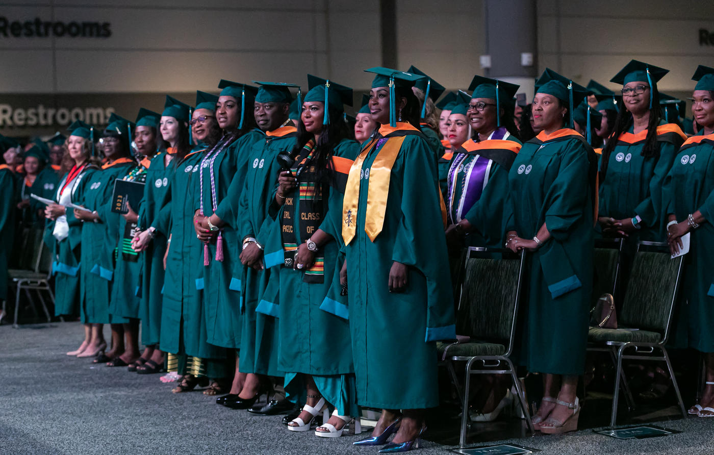 "Walden Commencement Student Group Photo"