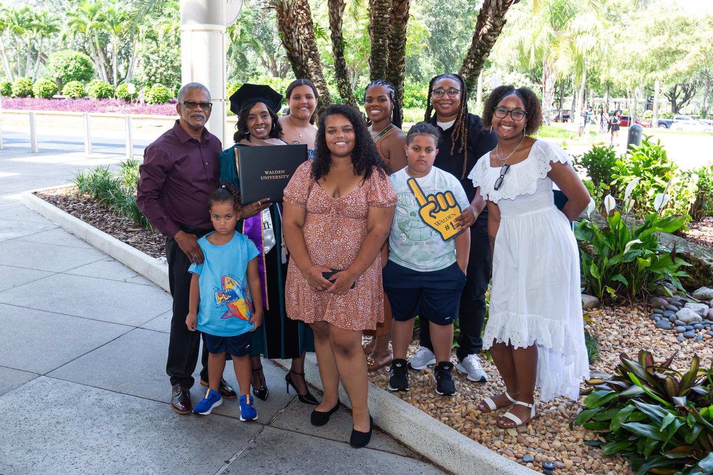 "Patricia Wells and Family Walden Commencement"