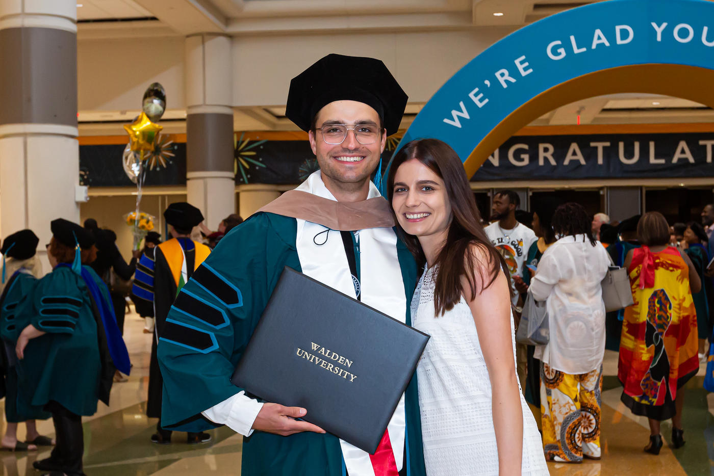 "Walden Commencement Couple Photo"