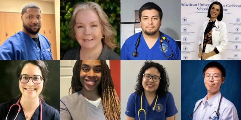 photos of eight scholarship winners from the Empower Scholarship Fund Spring 2024 awards