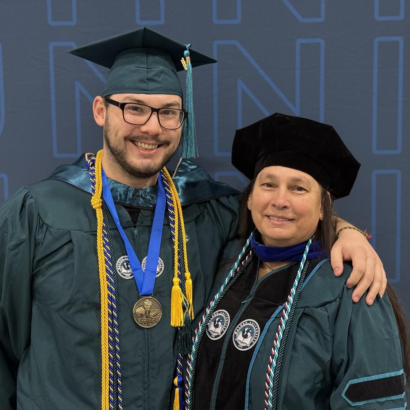 Luke Cisco and Dr. Ann Marie Majesky