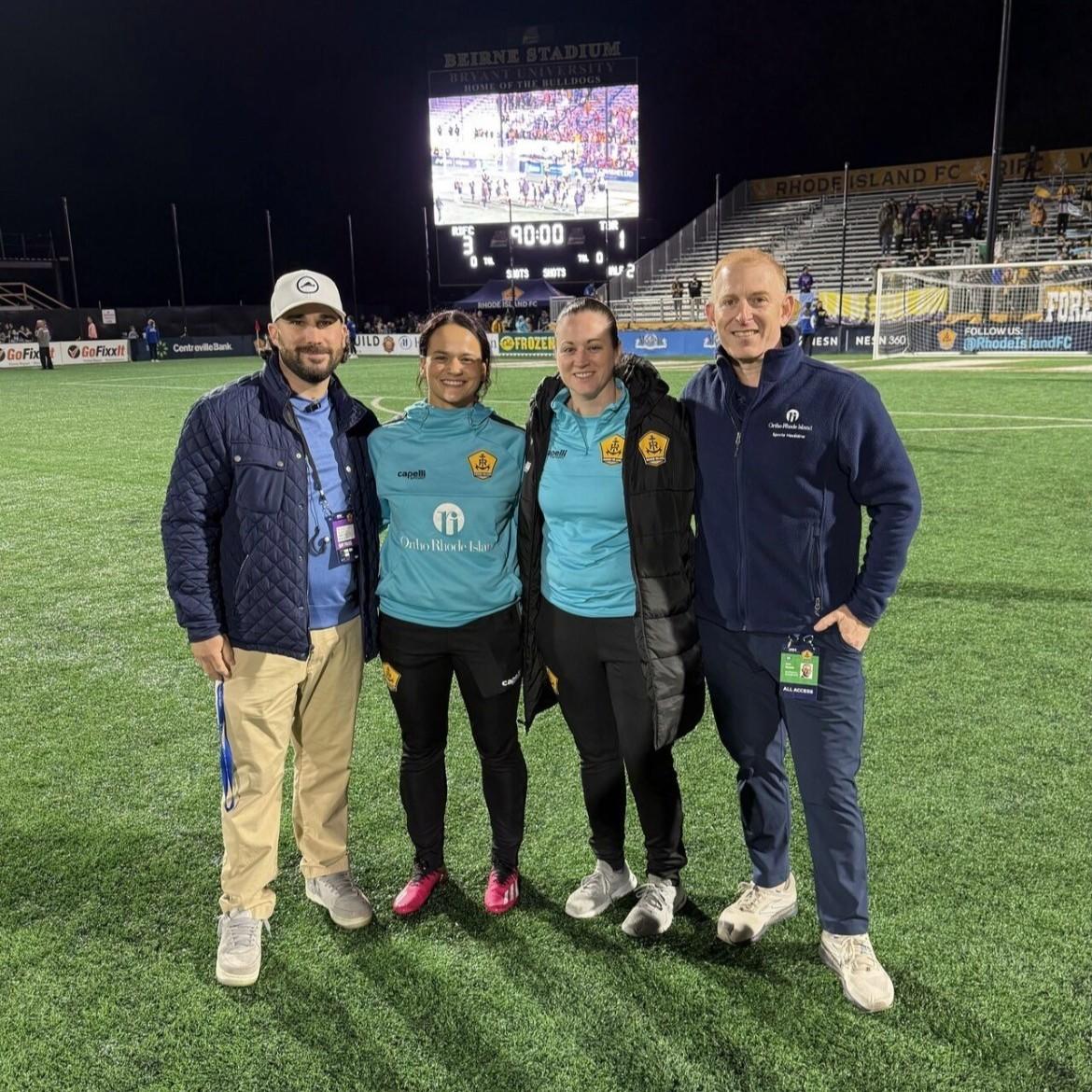 Dr. Keith Monchik as a team physician