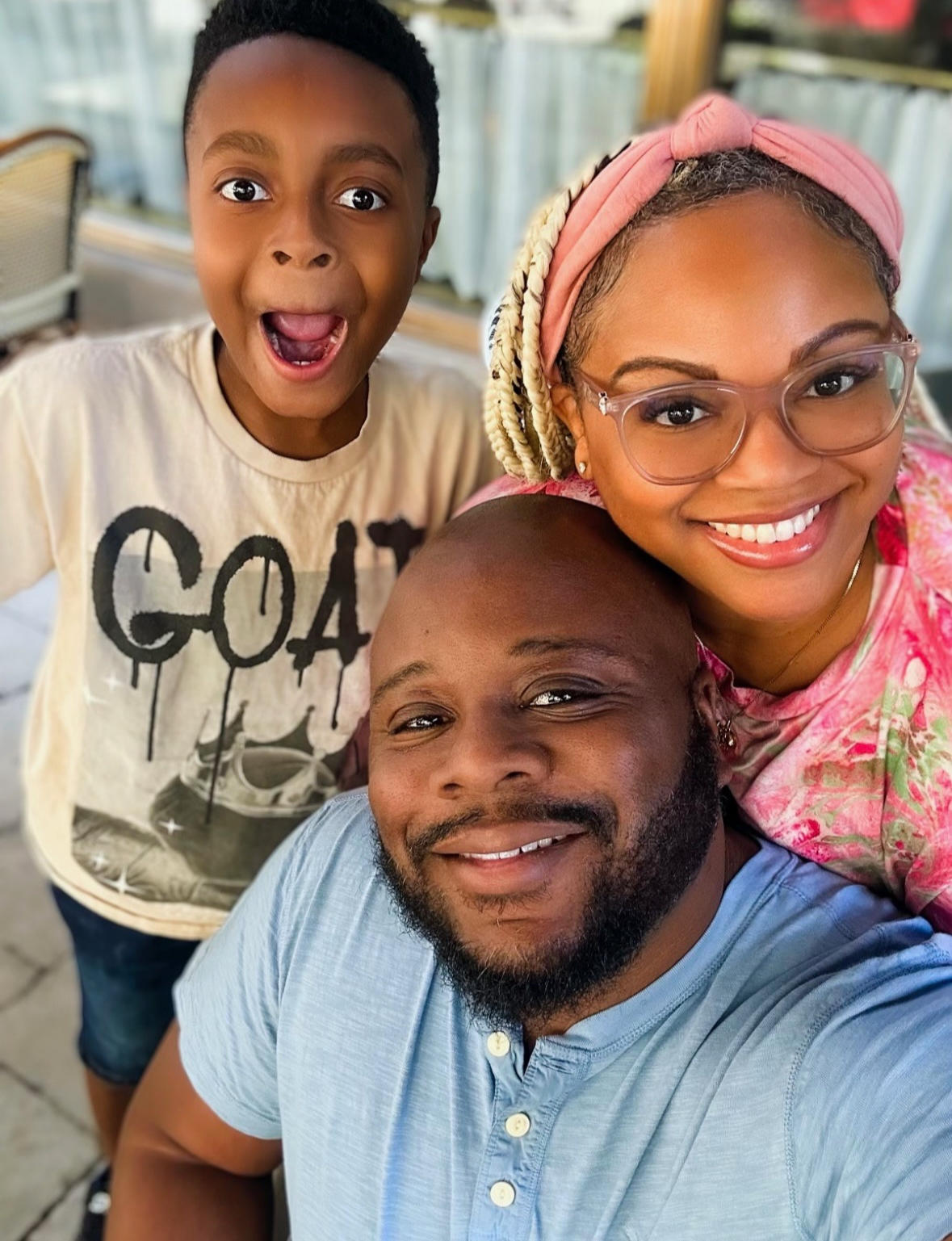 Dr. Freeman-Anderson and her family today