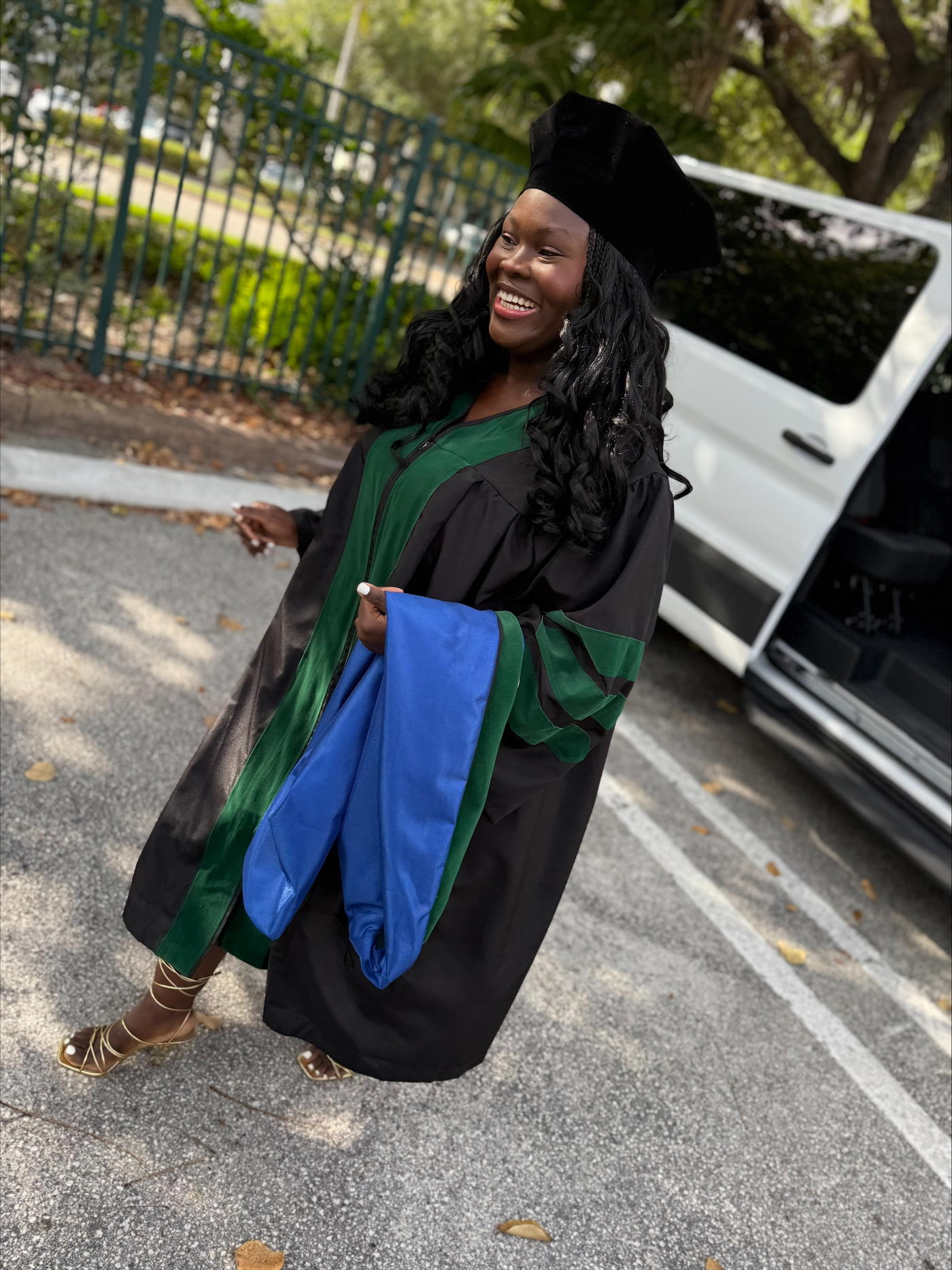 Dr. Janis Kargbo at RUSM's 2025 Commencement Ceremony