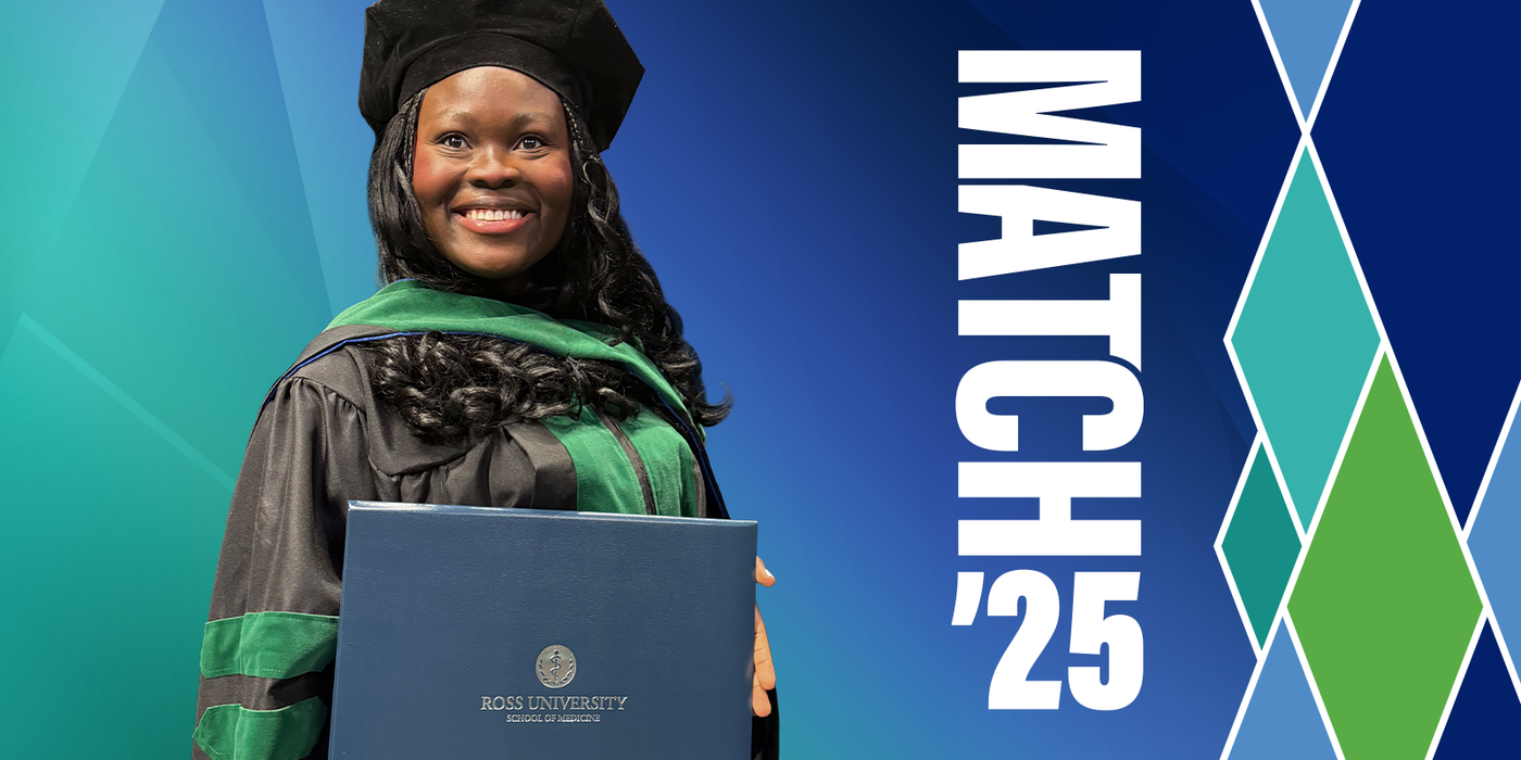 Dr. Janis Kargbo with Match 2025 branding