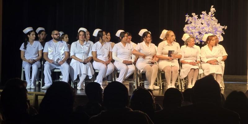 Theresa Becker pinning ceremony