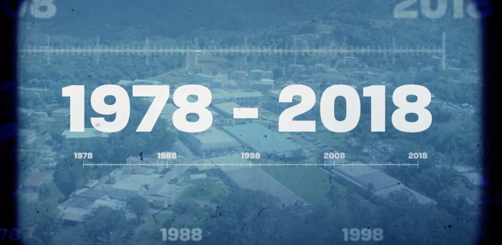 graphic text of "1978-2018"